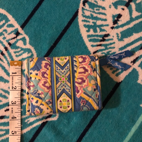 Vera Bradley Capri Blue Lola Style Bowler Bag - Picture 14 of 16